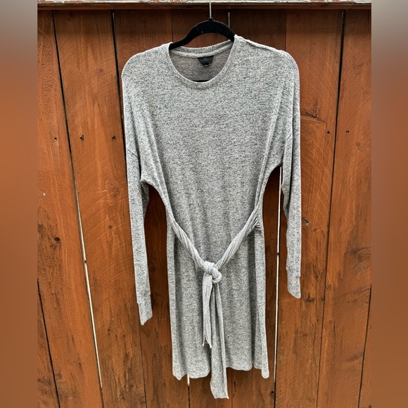 Grey Topshop Sweater Dress - Picture 1 of 4